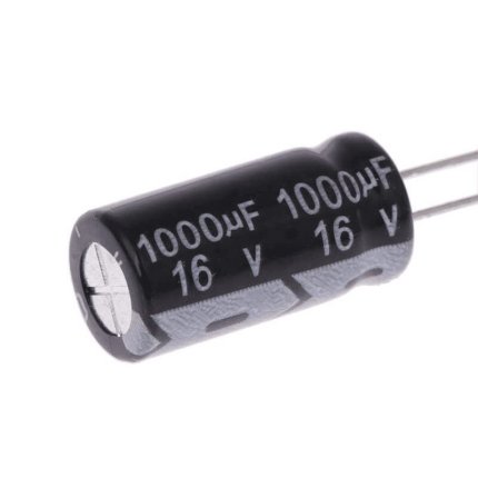 1000uF 16V Radial Electrolytic