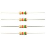 1.2M ohm 1/4 Watt (4pcs)