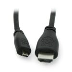 Micro HDMI Male to HDMI Male Cable For Raspberry Pi 4B 2m
