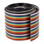 Multicolor 10 pin Dupont Flat Ribbon Cable (1 Meter)