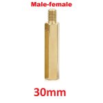 M3 Copper Spacer 30mm M/F