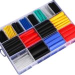 580PCS Heat Shrink Tubing Kit – 14 Sizes, Color-Coded for Electrical