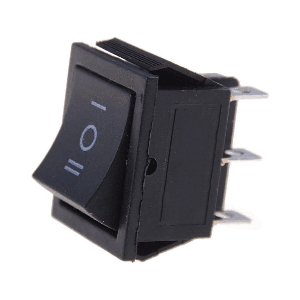 Rocker Switch On-Off-On 16A 250VAC KCD4 6 Pin Dim: 25x21mm - Image 1