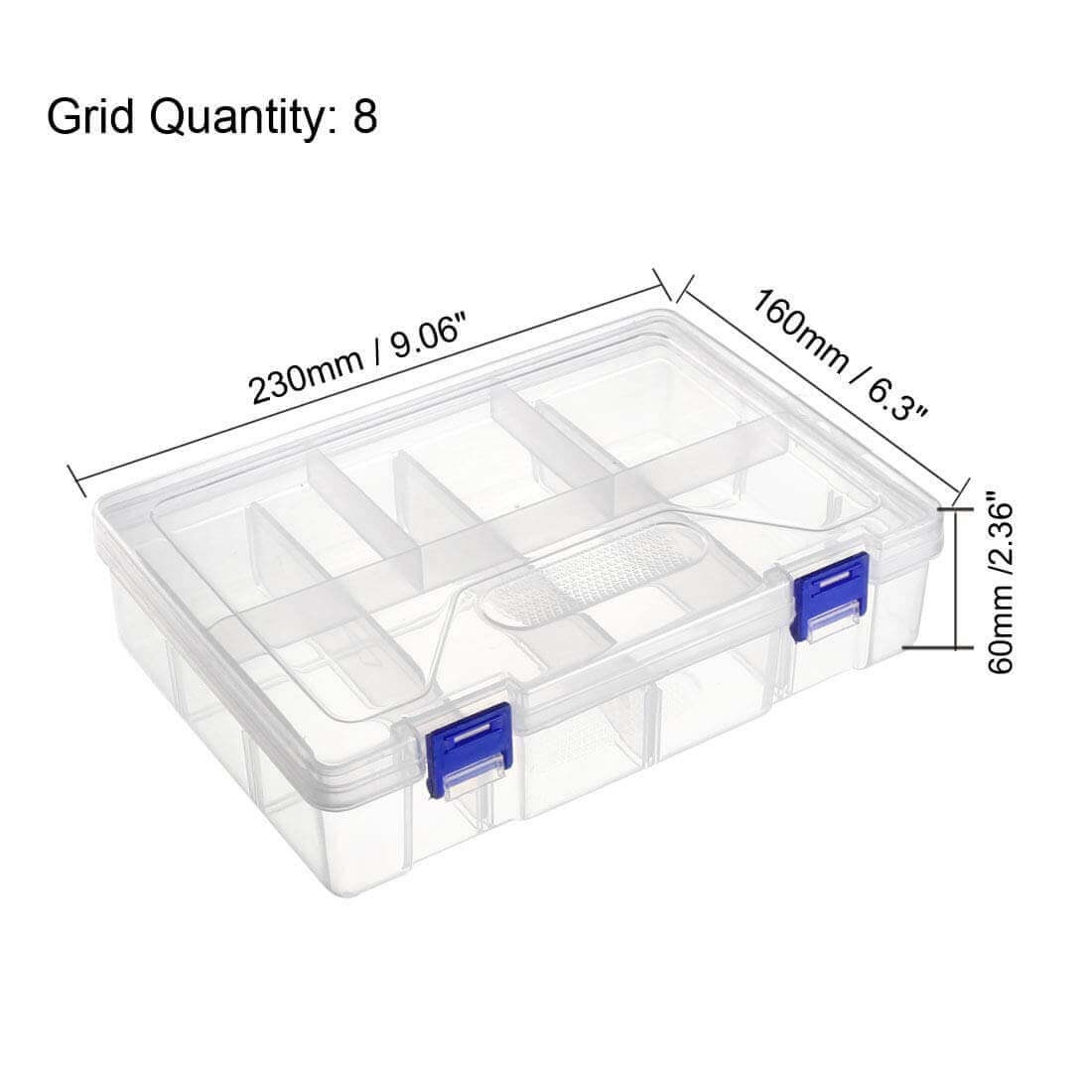 1737650570_double20layer20clear20plastic20box20230x160x60mm-2.jpg Double Layer Clear Plastic Box 230x160x60mm - Image 1