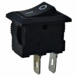 On/Off Switch Black Rocker 10A Small 12V DC (KDC-08)