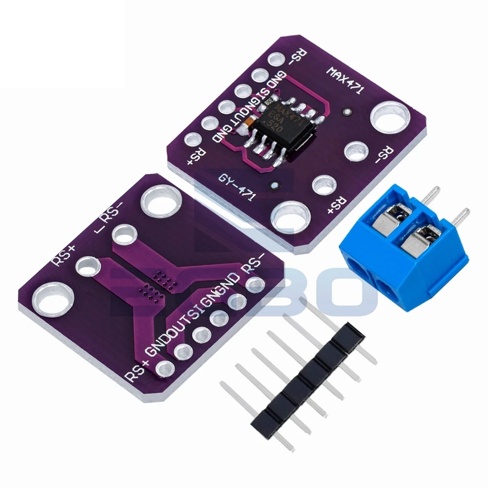 GY-471 MAX471 Current Sensor Module – 3A DC 0–30V Bidirectional Current Measurement for Arduino & Microcontrollers