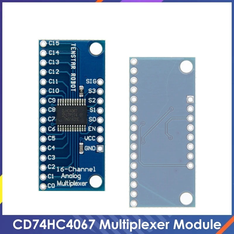 CD74HC4067 16-Channel Analog/Digital Multiplexer Breakout Board for Arduino