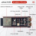 ESP32-S3-N16R8 Advanced Development Board with Integrated WiFi/Bluetooth - Image 2