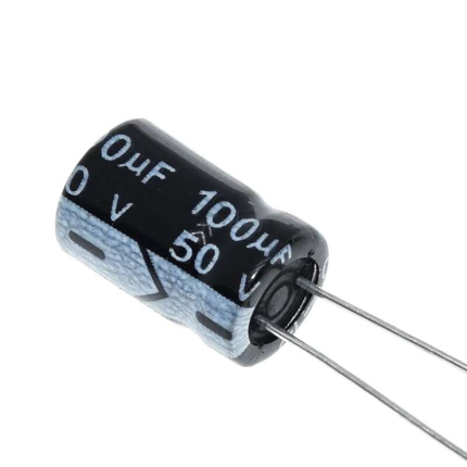 100uF 50V Radial Electrolytic Capacitor
