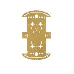 4WD Smart Robot Car Transparent Acrylic Chassis Kit