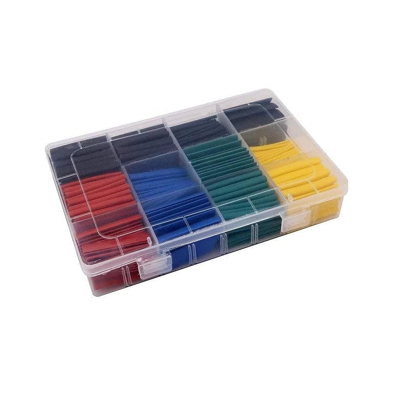 1737697463_heat20shrink20tubing2028hst2920insulation20assorted20kit20202045mm20length20e2809320530pcs.jpg Heat Shrink Tubing (HST) Insulation Assorted kit : 45mm length – 530pcs - Image 1