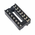IC Socket 7+7 Narrow - Base 14 pin