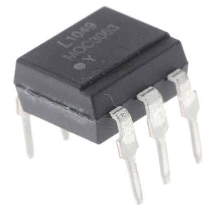 MOC3063 Zero-Crossing Optocoupler – 600V Triac Driver for Safe AC Load Control