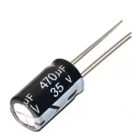 470uF 35V Radial Electrolytic Capacitor
