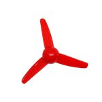 Red Plastic Propeller 80mm 3 Blades