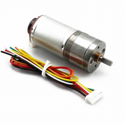 25GA370 DC Gear Motor With Encoder 200RPM 12Vdc