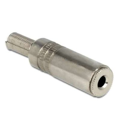 AUX 3.5mm Metal Female Jack Solder Wire Connector