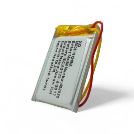 3.7V 220mAh LiPo Rechargeable Battery (402030) with Pre-Soldered Wires