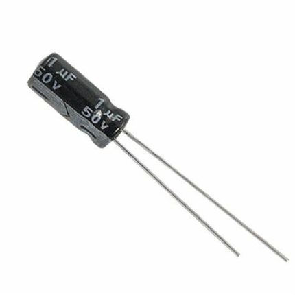 1uF 50V Radial Electrolytic Capacitor