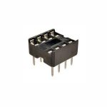 IC Socket 4+4 Narrow - Base 8 pin