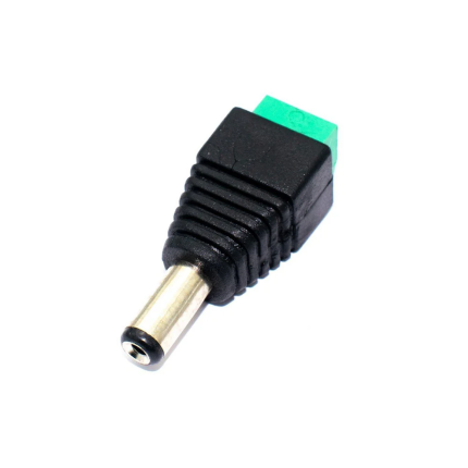 Male 2.1 × 5.5mm DC Power Jack Adapter Connector Plug