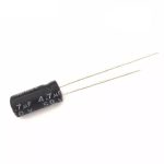 4.7uF 50V Radial Electrolytic Capacitor