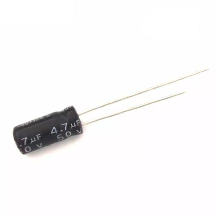 4.7uF 50V Radial Electrolytic Capacitor