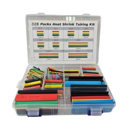 Heat Shrink Tubing (HST) Insulation Assorted kit : 45mm length – 328pcs