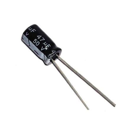 47uF 50V Radial Electrolytic Capacitor