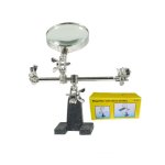 Helping Hands Magnifier Stand with 2.5X Magnifying Glass, Alligator Clips and 360 Degree Rotating Adjustable Locking Arms