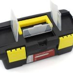 13 Inch Plastic Tool Box Removable Design Portable Suitcase Case Capacity Storage Box Organizer for Tools