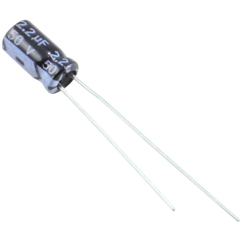 2.2uF 50V Radial Electrolytic Capacitor - Ekostra Electronics In Egypt اكوسترا الكترونيكس