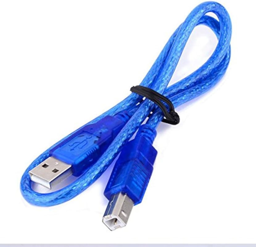 Cable For Arduino UNO/MEGA (USB A to B)-50 cm - Ekostra Electronics In Egypt اكوسترا الكترونيكس