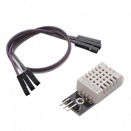 DHT22 Digital Temperature & Humidity Sensor Module for Arduino DIY Projects Black module