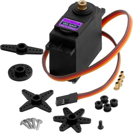 MG996R Metal Gear Servo Motor – 180° Rotation, 11 kg·cm High Torque