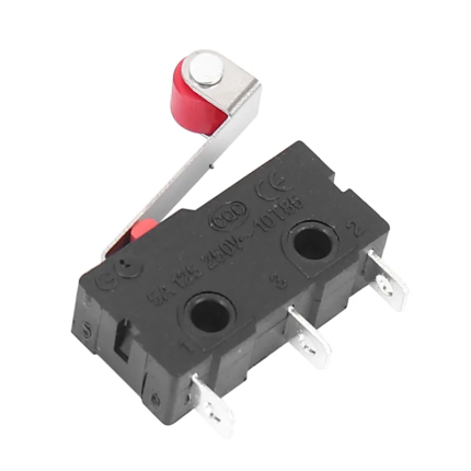Polly SM Micro Limit Switch with Short Lever (3A, 20x6mm)