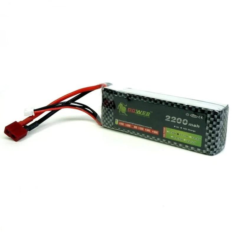 Lithium Polymer Battery 11.1 V, 2200 mAh , 25C - Ekostra Electronics In Egypt اكوسترا الكترونيكس