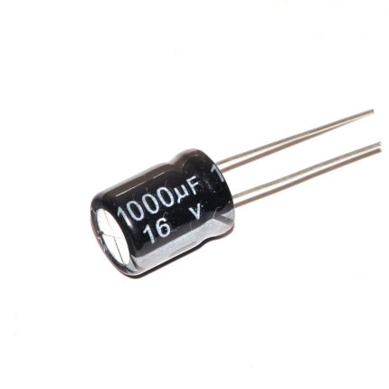 1000uF 16V Radial Electrolytic Capacitor