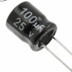 100uF 25V Radial Electrolytic Capacitor