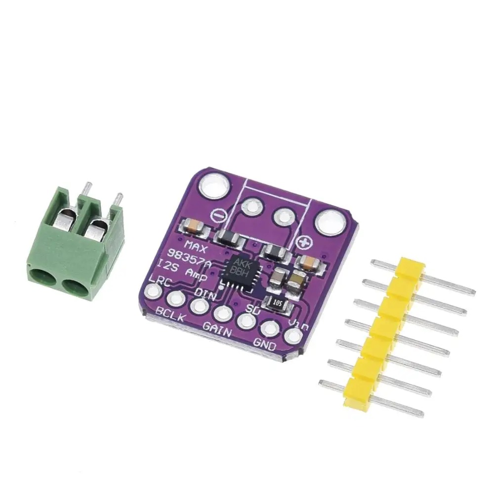 MAX98357A I²S 3W Class D Amplifier DAC Audio Module - Ekostra Electronics In Egypt اكوسترا الكترونيكس MAX98357A I²S 3W Class D Amplifier DAC Audio Module - Ekostra Electronics In Egypt اكوسترا الكترونيكس