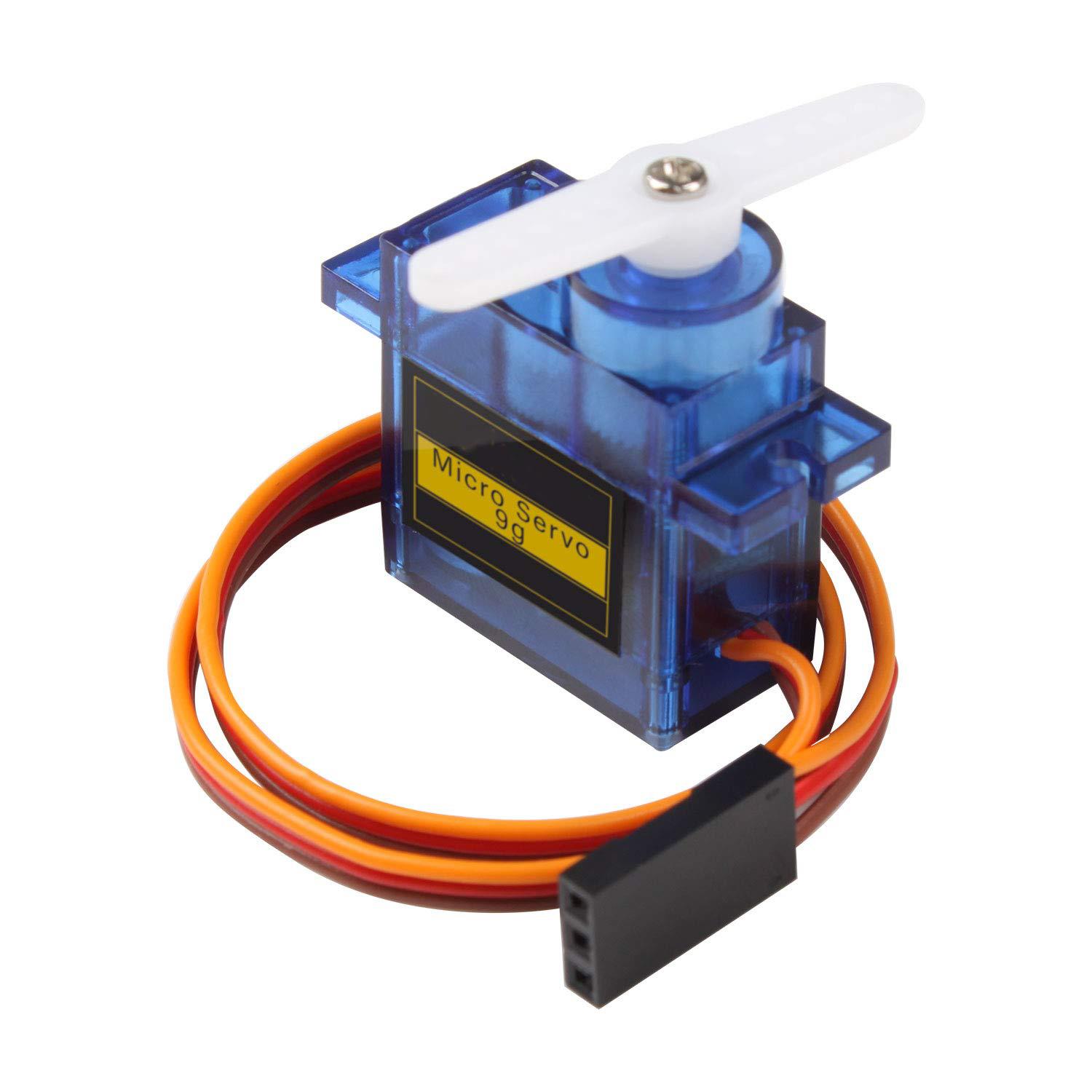 Micro Servo SG90 - 360 Degrees, 1.8 kg.cm, Plastic Gears - Ekostra Electronics In Egypt اكوسترا الكترونيكس
